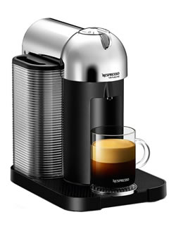 <div style="height:180px;">     <h3 class="ptitle"><strong>Nespresso Vertuoline & Milk Chrome Espresso Machine</strong></h3> </br>     <p class="pdesc">The Aeroccino, included with the VertuoLine coffee machine, is ideal for preparing hot or cold milk froth for a wide variety of Coffee or Espresso based recipes.</p> </br>     <p class="points">POINTS: 450</p> </div>
