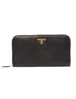 <div style="height:180px;">     <h3 class="ptitle"><strong>Large Saffiano Leather Wallet</strong></h3> </br>     <p class="pdesc">A curved-edged Saffiano leather wallet containing 1 bill compartment with zipper, 12 credit card slots, 6 document pockets and 1 coin compartment with zipper.</p> </br>     <p class="points">POINTS: 1200</p> </div>