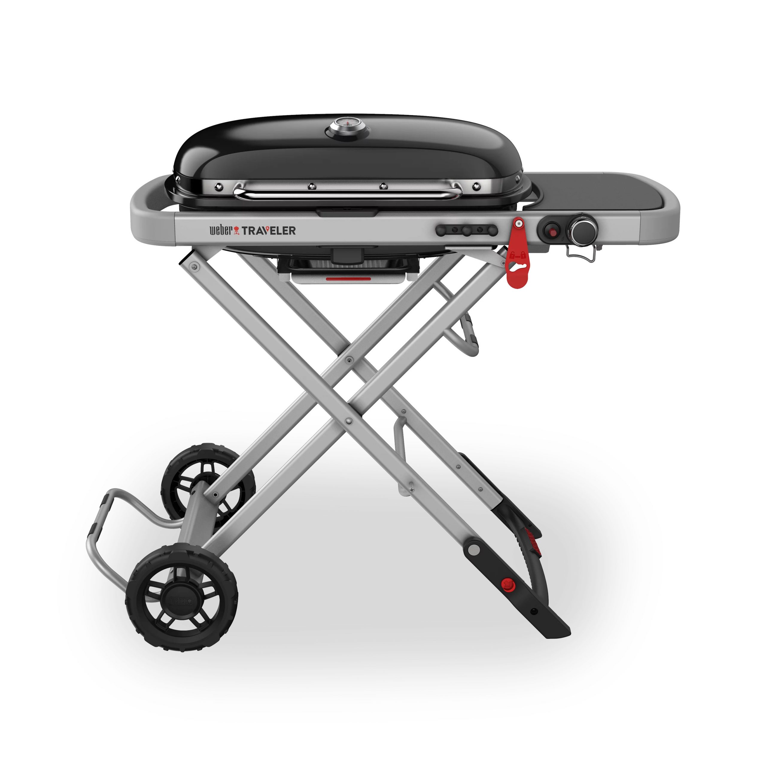 <div style="height:180px;">     <h3 class="ptitle"><strong>Weber Traveler Black Portable Gas Grill</strong></h3> </br>     <p class="pdesc">The Weber portable grill folds down into its own wheeled cart when not in use, then expands into a full-fledged grilling station once you've reached your destination.</p> </br>     <p class="points">POINTS: 700</p> </div>