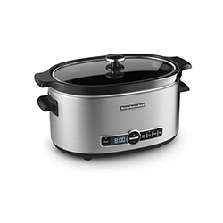 <div style="height:180px;"><h3 class="ptitle"><strong>KitchenAid Crock Pot</strong></h3></br><p class="pdesc">With the KSC6223SS KitchenAid 6 quart slow cooker you can drop delicious ingredients before work and have a scrumptious meal ready to eat waiting for you when you come home.</p> </br> <p class="points">POINTS: 300</p> </div>